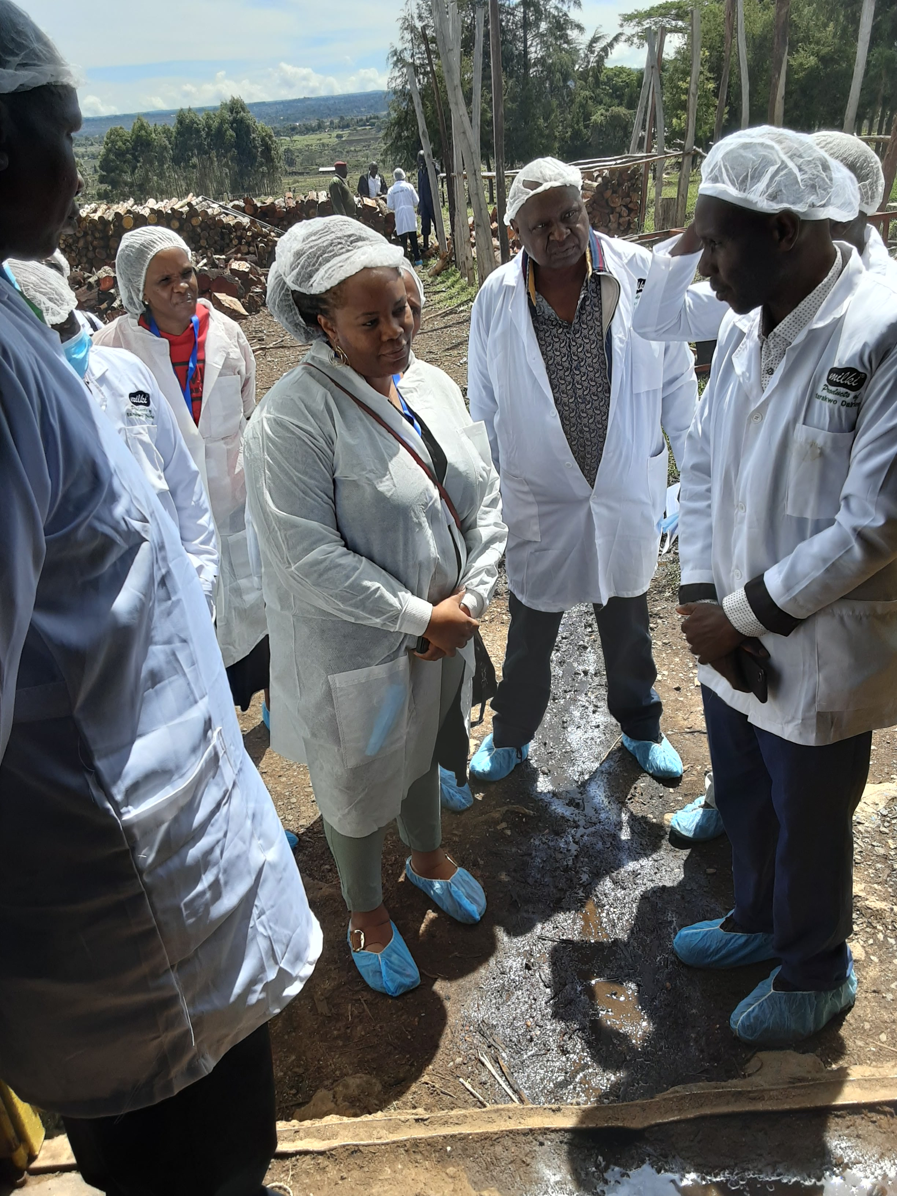 Visit by USADF officials in April 2023 to assess impact of USADF funding to Tarakwo Dairies PLC